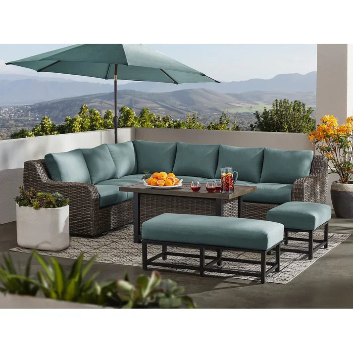 🔥Summer Sale 🔥Member's Mark Athena Sectional with Sunbrella Fabric, 7pc