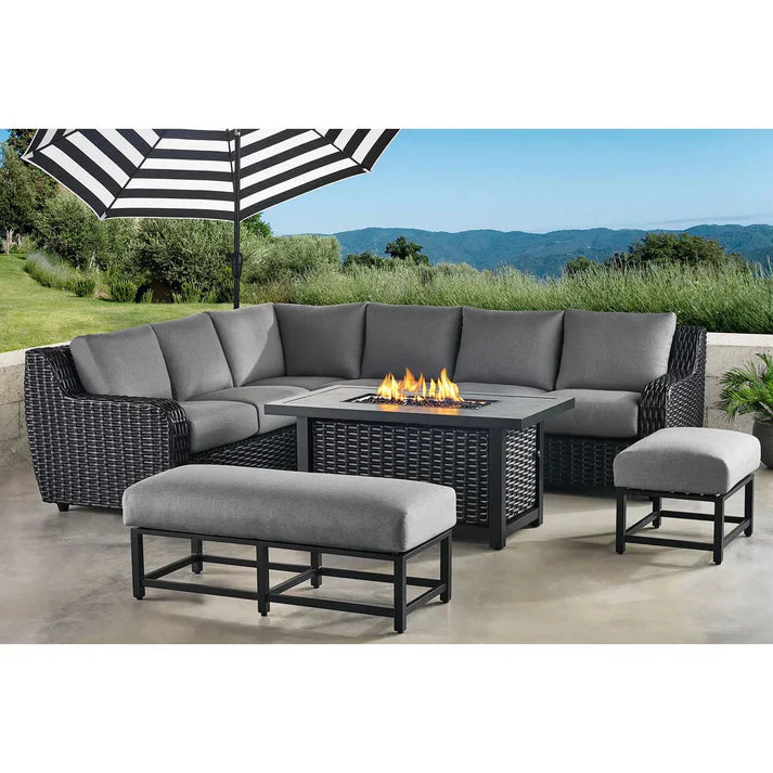 🔥Summer Sale 🔥Member's Mark Athena Sectional with Sunbrella Fabric, 7pc
